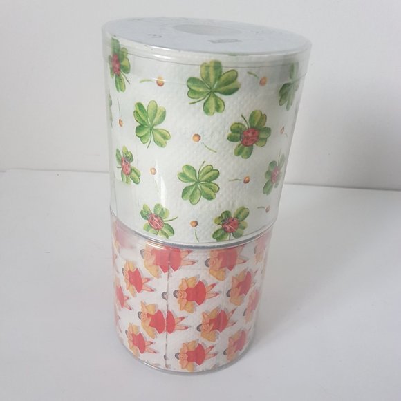 NEW TOPI Designer Rolls of Toilet Paper Themed Sheets Made in Germany - Picture 2 of 13